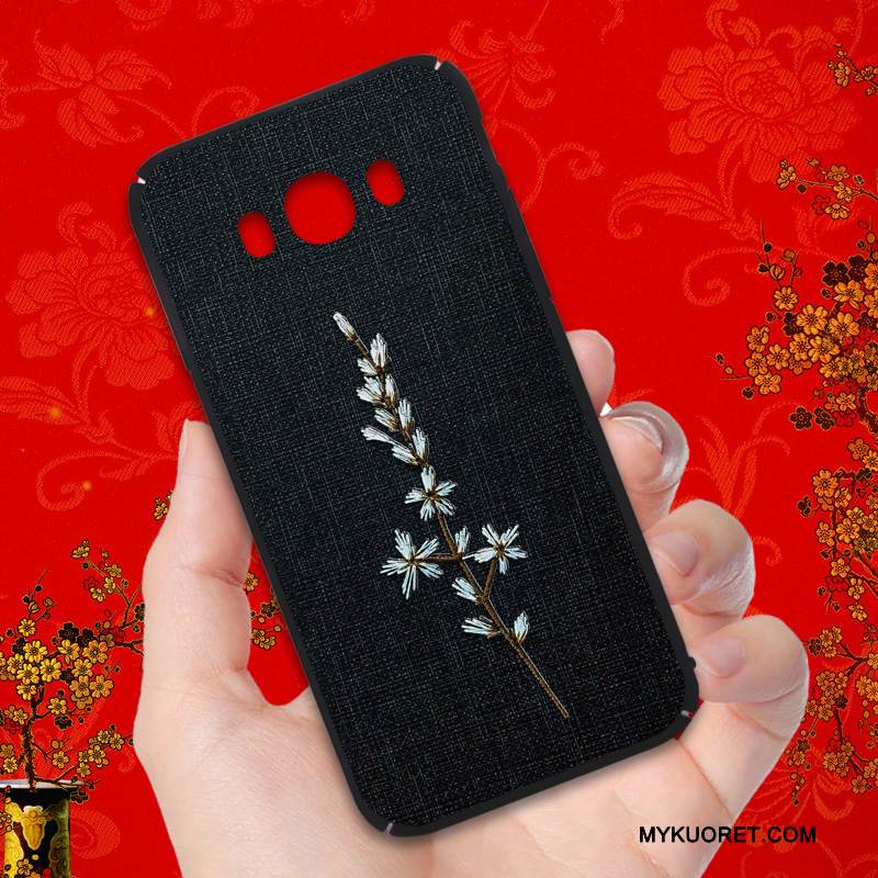 Kuori Samsung Galaxy J7 2016 Laukut Pesty Suede Puhelimen Kuoret, Kotelo Samsung Galaxy J7 2016 Luova Persoonallisuus Kova