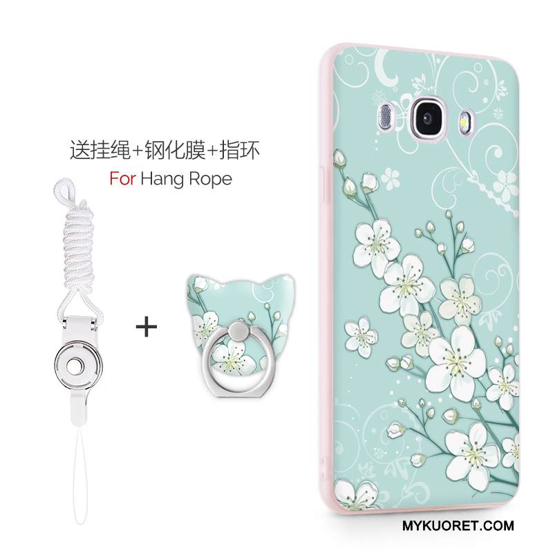 Kuori Samsung Galaxy J7 2016 Laukut Pesty Suede Puhelimen Kuoret, Kotelo Samsung Galaxy J7 2016 Suojaus Persoonallisuus Vaalean