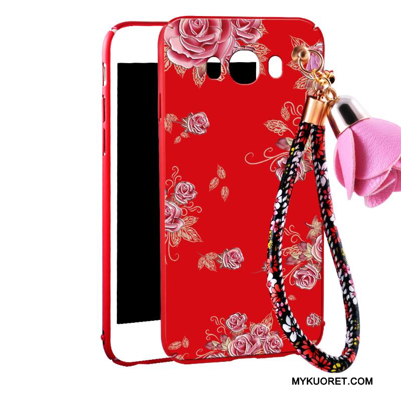 Kuori Samsung Galaxy J7 2016 Laukut Pesty Suede Trendi, Kotelo Samsung Galaxy J7 2016 Suojaus Persoonallisuus Murtumaton