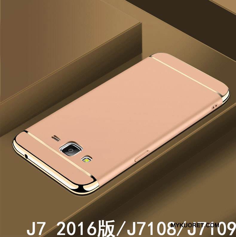 Kuori Samsung Galaxy J7 2016 Laukut Puhelimen Kuoret Punainen, Kotelo Samsung Galaxy J7 2016 Suojaus Murtumaton