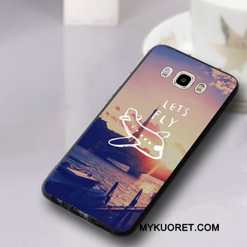 Kuori Samsung Galaxy J7 2016 Laukut Vaaleansininen Murtumaton, Kotelo Samsung Galaxy J7 2016 Silikoni Ripustettavat Koristeet Persoonallisuus