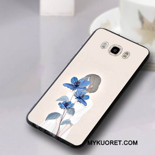 Kuori Samsung Galaxy J7 2016 Laukut Vaaleansininen Murtumaton, Kotelo Samsung Galaxy J7 2016 Silikoni Ripustettavat Koristeet Persoonallisuus