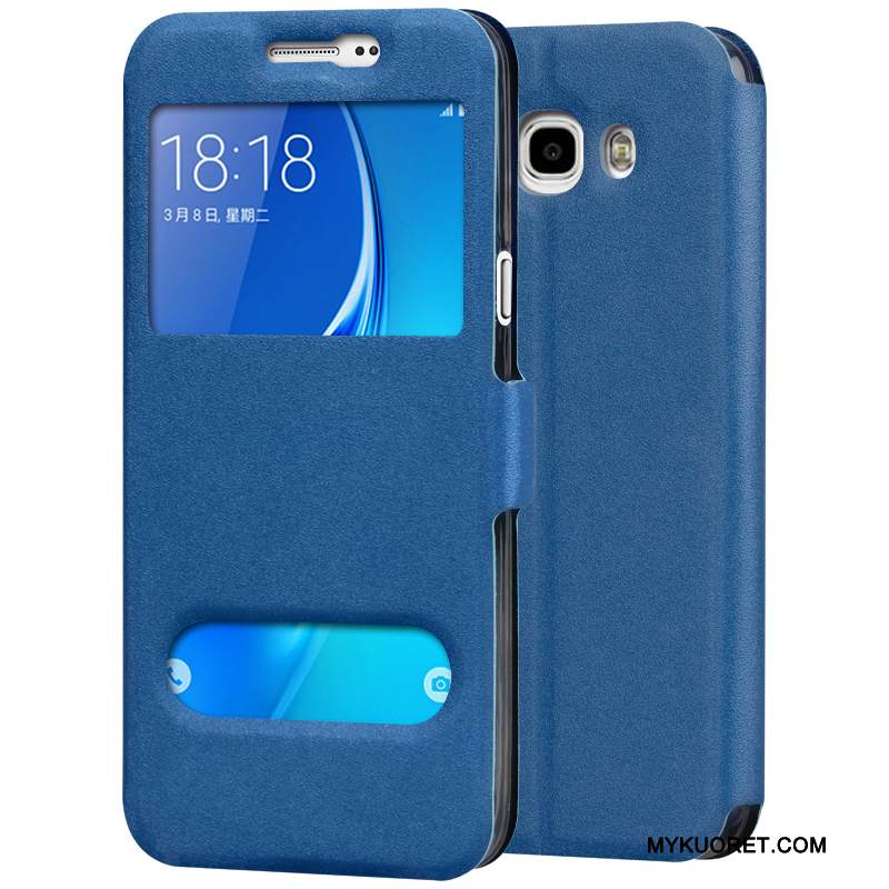 Kuori Samsung Galaxy J7 2016 Nahka Punainen Puhelimen Kuoret, Kotelo Samsung Galaxy J7 2016 Pehmeä Neste