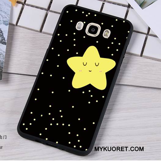 Kuori Samsung Galaxy J7 2016 Silikoni Murtumaton Trendi, Kotelo Samsung Galaxy J7 2016 Pehmeä Neste Tummansininen Puhelimen Kuoret