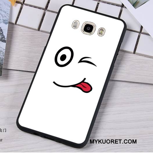 Kuori Samsung Galaxy J7 2016 Silikoni Murtumaton Trendi, Kotelo Samsung Galaxy J7 2016 Pehmeä Neste Tummansininen Puhelimen Kuoret