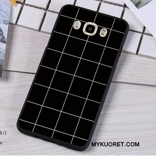 Kuori Samsung Galaxy J7 2016 Silikoni Murtumaton Trendi, Kotelo Samsung Galaxy J7 2016 Pehmeä Neste Tummansininen Puhelimen Kuoret