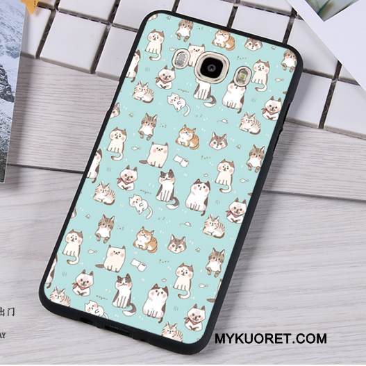 Kuori Samsung Galaxy J7 2016 Silikoni Murtumaton Trendi, Kotelo Samsung Galaxy J7 2016 Pehmeä Neste Tummansininen Puhelimen Kuoret