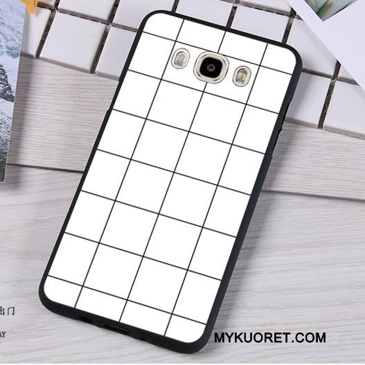 Kuori Samsung Galaxy J7 2016 Silikoni Murtumaton Trendi, Kotelo Samsung Galaxy J7 2016 Pehmeä Neste Tummansininen Puhelimen Kuoret