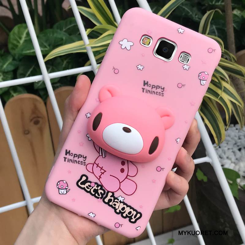 Kuori Samsung Galaxy J7 2016 Silikoni Musta Puhelimen Kuoret, Kotelo Samsung Galaxy J7 2016 Ripustettava Kaula