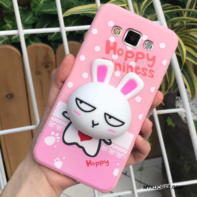 Kuori Samsung Galaxy J7 2016 Silikoni Musta Puhelimen Kuoret, Kotelo Samsung Galaxy J7 2016 Ripustettava Kaula