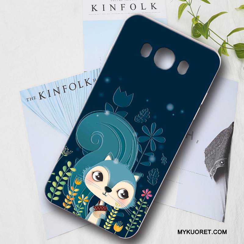 Kuori Samsung Galaxy J7 2016 Silikoni Puhelimen Kuoret Murtumaton, Kotelo Samsung Galaxy J7 2016 Pehmeä Neste Kova Persoonallisuus