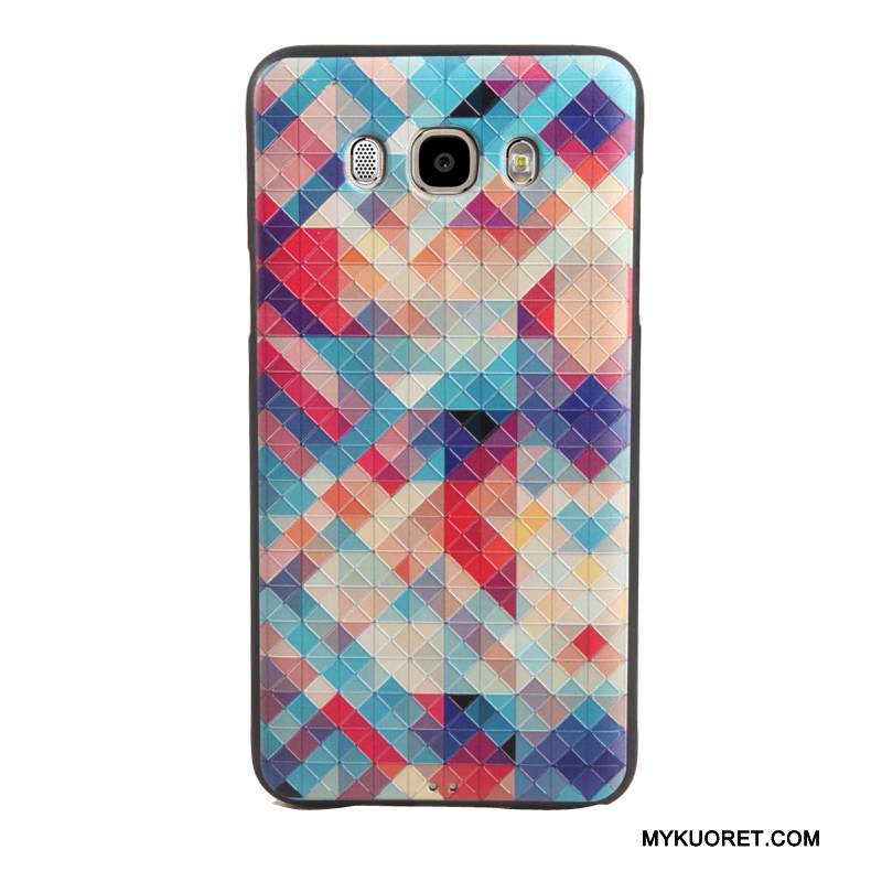 Kuori Samsung Galaxy J7 2016 Suojaus Kalvo Karkaisu, Kotelo Samsung Galaxy J7 2016 Monivärinen Puhelimen Kuoret