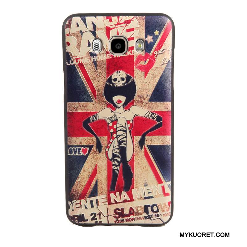 Kuori Samsung Galaxy J7 2016 Suojaus Kalvo Karkaisu, Kotelo Samsung Galaxy J7 2016 Monivärinen Puhelimen Kuoret