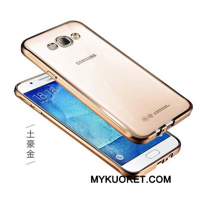 Kuori Samsung Galaxy J7 2016 Suojaus Puhelimen Kuoret Pinnoitus, Kotelo Samsung Galaxy J7 2016 Murtumaton Läpinäkyvä