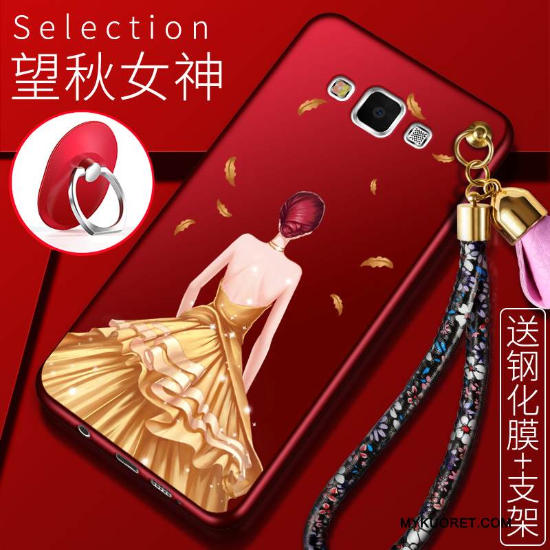 Kuori Samsung Galaxy J7 2016 Suojaus Trendi Punainen, Kotelo Samsung Galaxy J7 2016 Laukut Murtumaton Puhelimen Kuoret