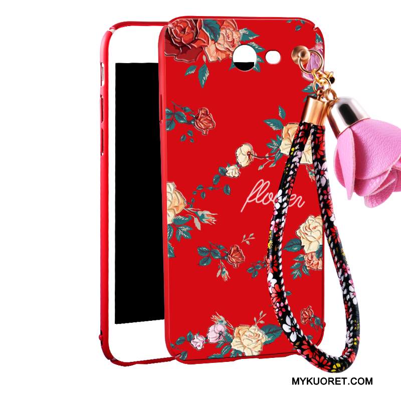 Kuori Samsung Galaxy J7 2017 Laukut Ripustettavat Koristeet Puhelimen Kuoret, Kotelo Samsung Galaxy J7 2017 L Pesty Suede