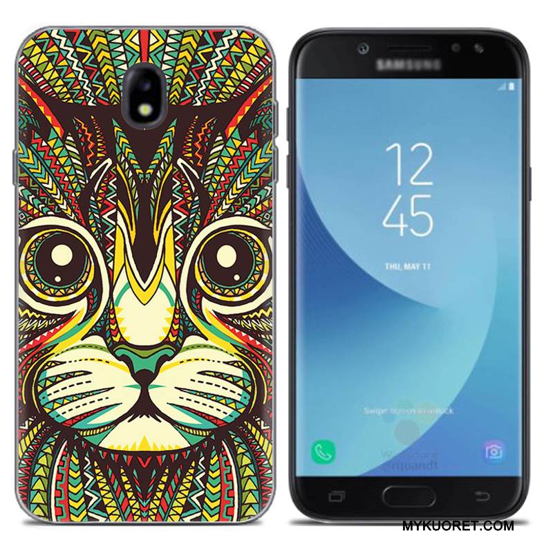 Kuori Samsung Galaxy J7 2017 Luova Puhelimen Kuoret Eurooppa, Kotelo Samsung Galaxy J7 2017 Silikoni Harmaa