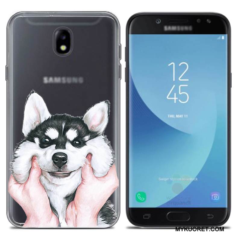 Kuori Samsung Galaxy J7 2017 Luova Puhelimen Kuoret Eurooppa, Kotelo Samsung Galaxy J7 2017 Silikoni Harmaa