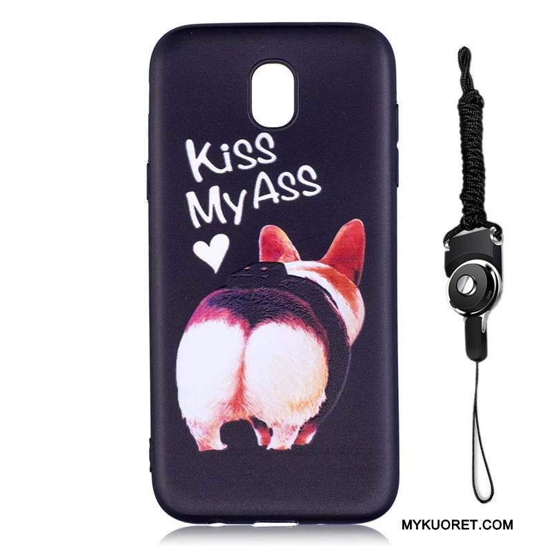 Kuori Samsung Galaxy J7 2017 Pehmeä Neste Jauhe Pesty Suede, Kotelo Samsung Galaxy J7 2017 Maalaus Puhelimen Kuoret Ripustettavat Koristeet