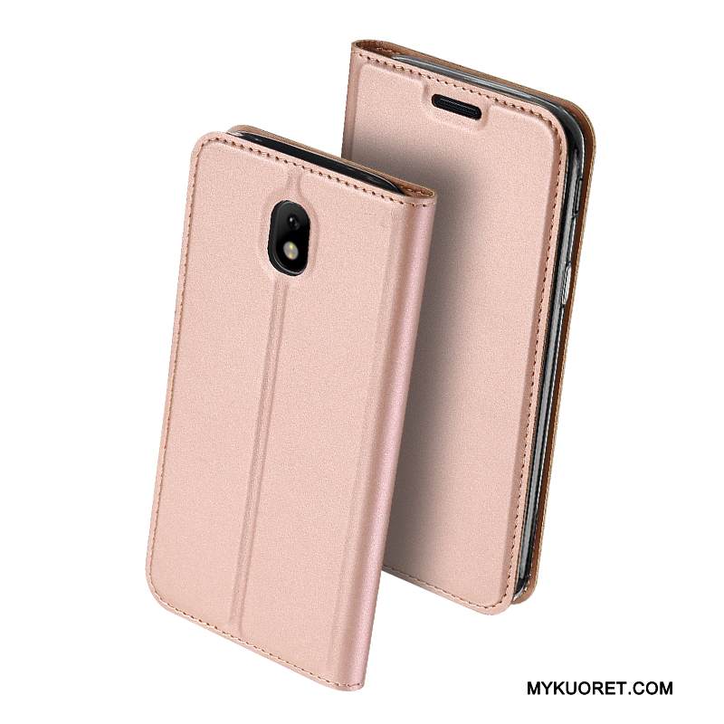 Kuori Samsung Galaxy J7 2017 Suojaus Kevyt Puhelimen Kuoret, Kotelo Samsung Galaxy J7 2017 Nahka Eurooppa Murtumaton