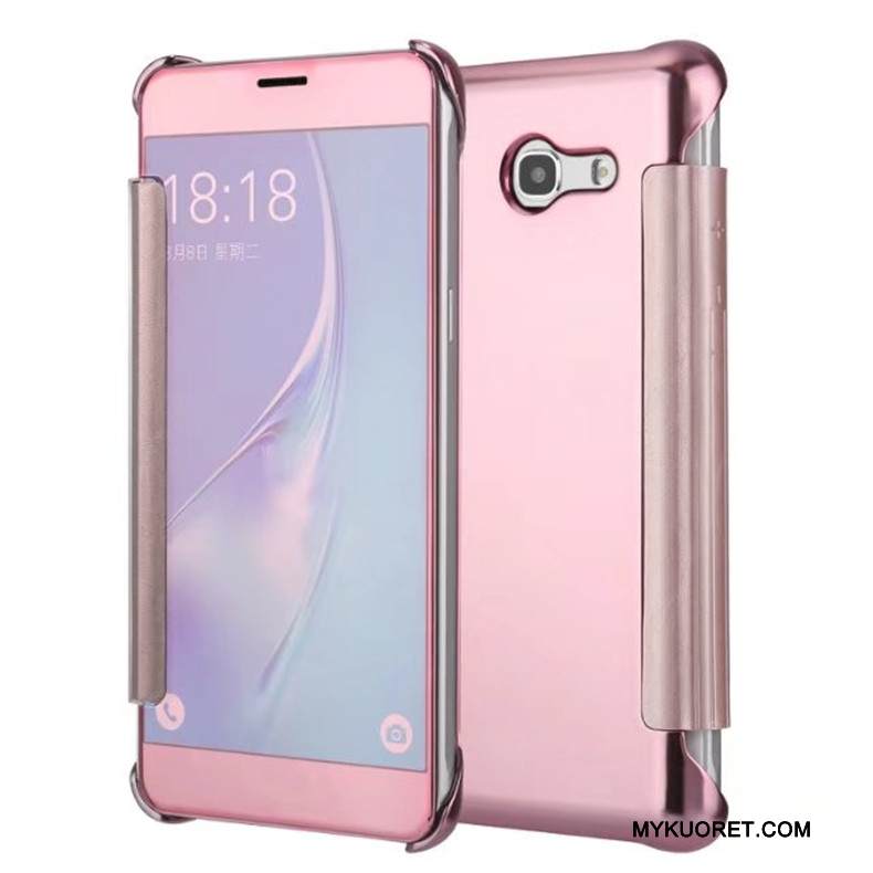 Kuori Samsung Galaxy J7 2017 Suojaus Puhelimen Kuoret Murtumaton, Kotelo Samsung Galaxy J7 2017 Kuoret Peili Kulta