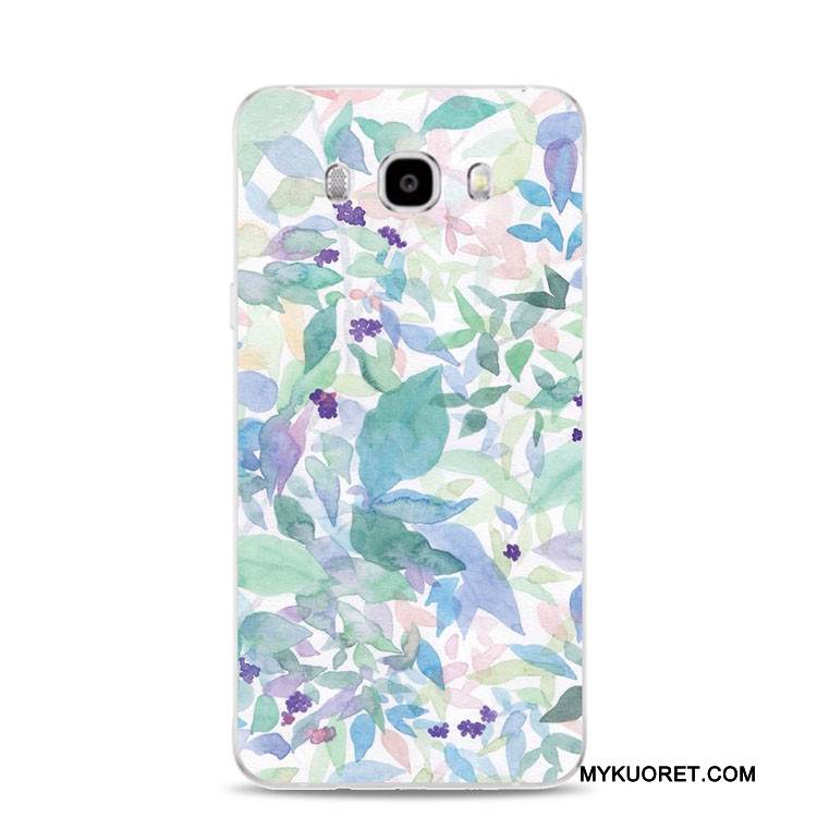 Kuori Samsung Galaxy J7 2017 Tuki Vihreä Sitruuna, Kotelo Samsung Galaxy J7 2017 Pehmeä Neste Kustannukset Puhelimen Kuoret