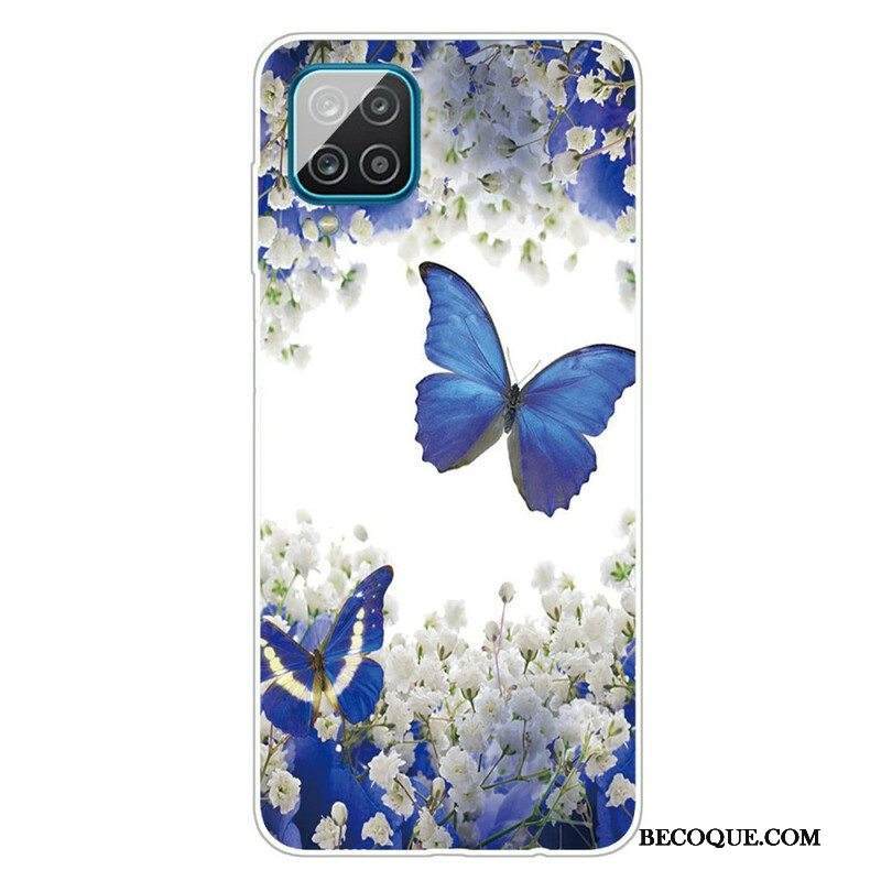 Kuori Samsung Galaxy M12 / A12 Design-perhosia