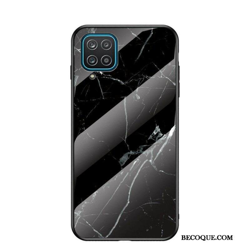 Kuori Samsung Galaxy M12 / A12 Premium Värillinen Karkaistu Lasi