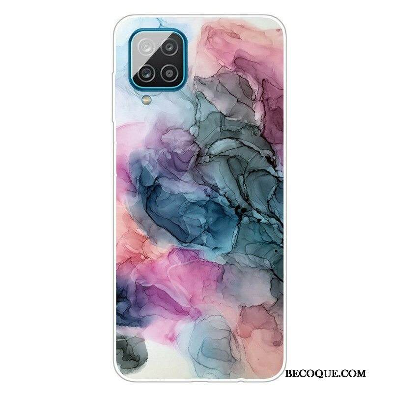 Kuori Samsung Galaxy M12 / A12 Värillinen Marmori