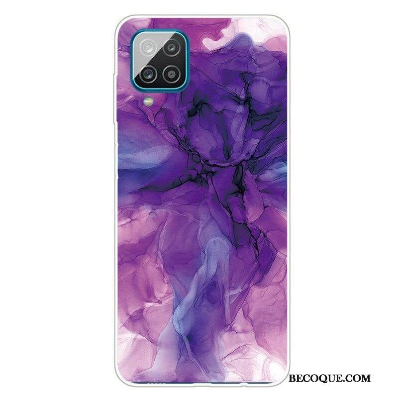 Kuori Samsung Galaxy M12 / A12 Värillinen Marmori