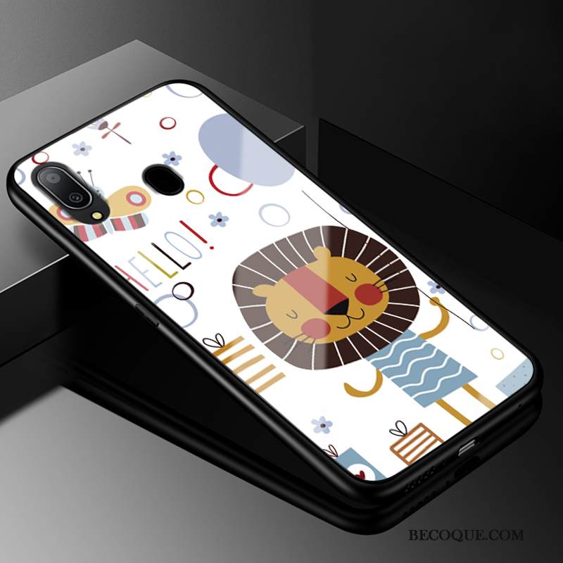 Kuori Samsung Galaxy M20 Laukut Kova Ihana, Kotelo Samsung Galaxy M20 Silikoni Sininen Lasi