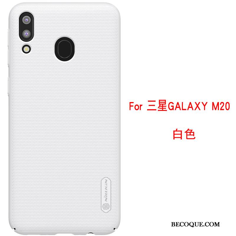 Kuori Samsung Galaxy M20 Laukut Kova Murtumaton, Kotelo Samsung Galaxy M20 Suojaus Kulta Pesty Suede