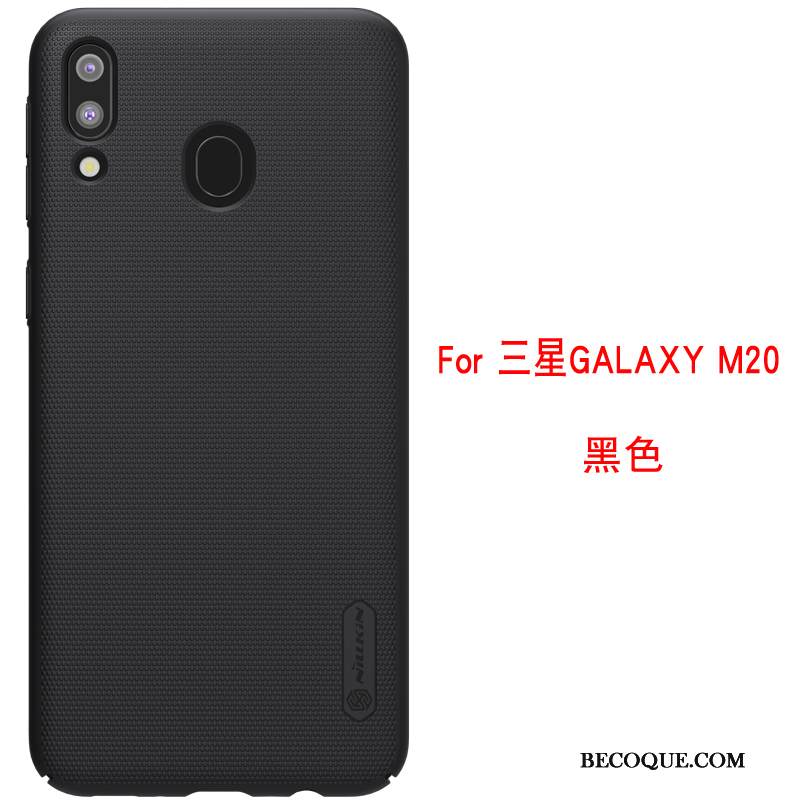 Kuori Samsung Galaxy M20 Laukut Kova Murtumaton, Kotelo Samsung Galaxy M20 Suojaus Kulta Pesty Suede