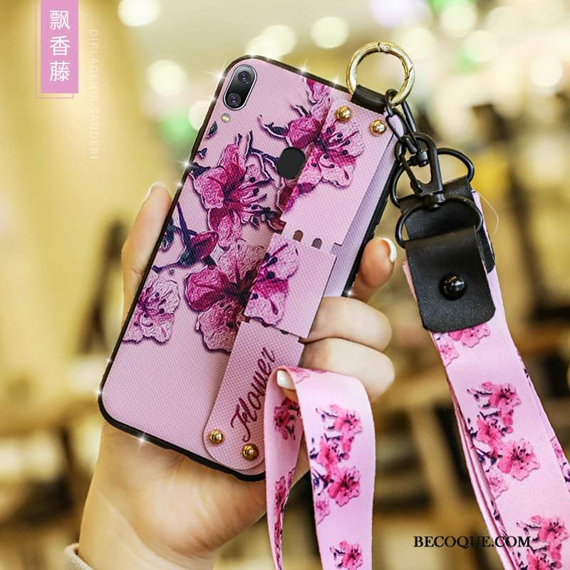 Kuori Samsung Galaxy M20 Laukut Persoonallisuus Sininen, Kotelo Samsung Galaxy M20 Maalaus Puhelimen Kuoret