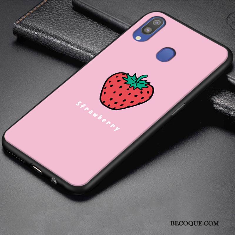 Kuori Samsung Galaxy M20 Laukut Trendi Murtumaton, Kotelo Samsung Galaxy M20 Silikoni Pesty Suede Ihana