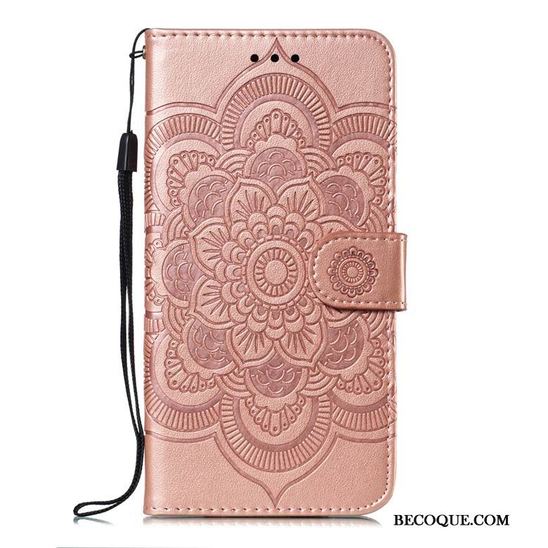 Kuori Samsung Galaxy M20 Nahka Puhelimen Kuoret Aurinko, Kotelo Samsung Galaxy M20 Suojaus Toteemi Punainen