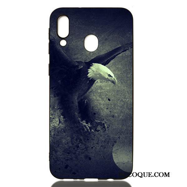 Kuori Samsung Galaxy M20 Pehmeä Neste Trendi Musta, Kotelo Samsung Galaxy M20 Sarjakuva Puhelimen Kuoret Ripustettavat Koristeet