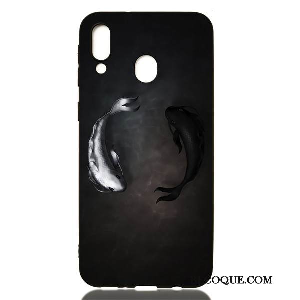 Kuori Samsung Galaxy M20 Pehmeä Neste Trendi Musta, Kotelo Samsung Galaxy M20 Sarjakuva Puhelimen Kuoret Ripustettavat Koristeet