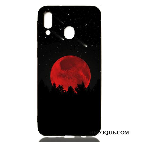 Kuori Samsung Galaxy M20 Pehmeä Neste Trendi Musta, Kotelo Samsung Galaxy M20 Sarjakuva Puhelimen Kuoret Ripustettavat Koristeet