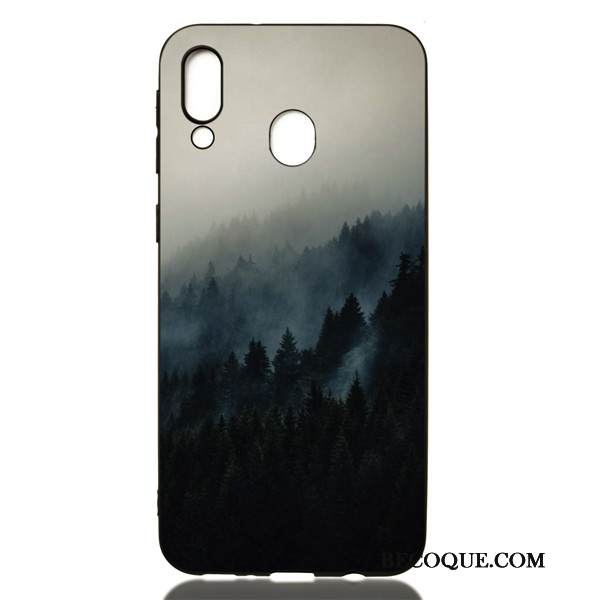 Kuori Samsung Galaxy M20 Pehmeä Neste Trendi Musta, Kotelo Samsung Galaxy M20 Sarjakuva Puhelimen Kuoret Ripustettavat Koristeet