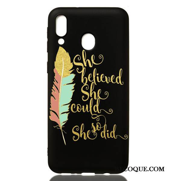 Kuori Samsung Galaxy M20 Pehmeä Neste Trendi Musta, Kotelo Samsung Galaxy M20 Sarjakuva Puhelimen Kuoret Ripustettavat Koristeet