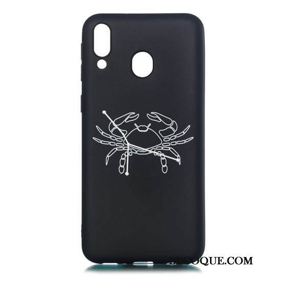 Kuori Samsung Galaxy M20 Pehmeä Neste Ultra Pesty Suede, Kotelo Samsung Galaxy M20 Sarjakuva Ripustettavat Koristeet Puhelimen Kuoret