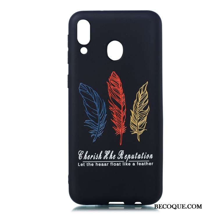 Kuori Samsung Galaxy M20 Pehmeä Neste Ultra Pesty Suede, Kotelo Samsung Galaxy M20 Sarjakuva Ripustettavat Koristeet Puhelimen Kuoret