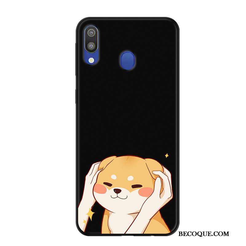 Kuori Samsung Galaxy M20 Suojaus Musta Trendi, Kotelo Samsung Galaxy M20 Murtumaton Puhelimen Kuoret