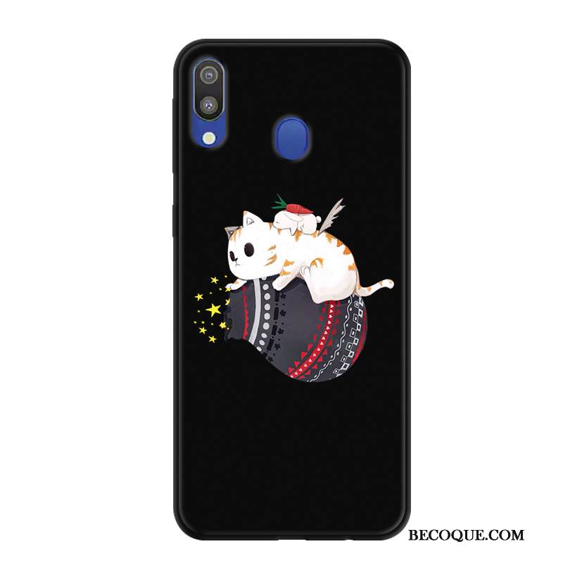 Kuori Samsung Galaxy M20 Suojaus Musta Trendi, Kotelo Samsung Galaxy M20 Murtumaton Puhelimen Kuoret