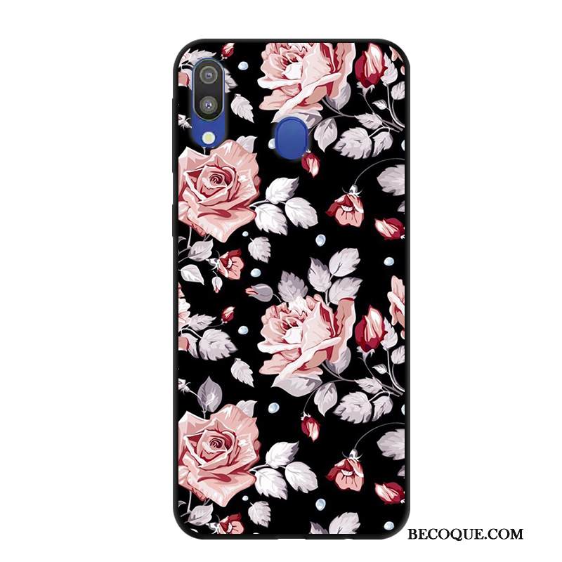 Kuori Samsung Galaxy M20 Suojaus Musta Trendi, Kotelo Samsung Galaxy M20 Murtumaton Puhelimen Kuoret