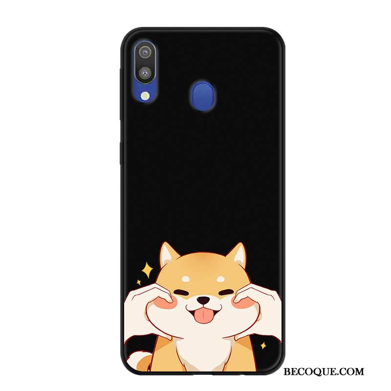 Kuori Samsung Galaxy M20 Suojaus Musta Trendi, Kotelo Samsung Galaxy M20 Murtumaton Puhelimen Kuoret