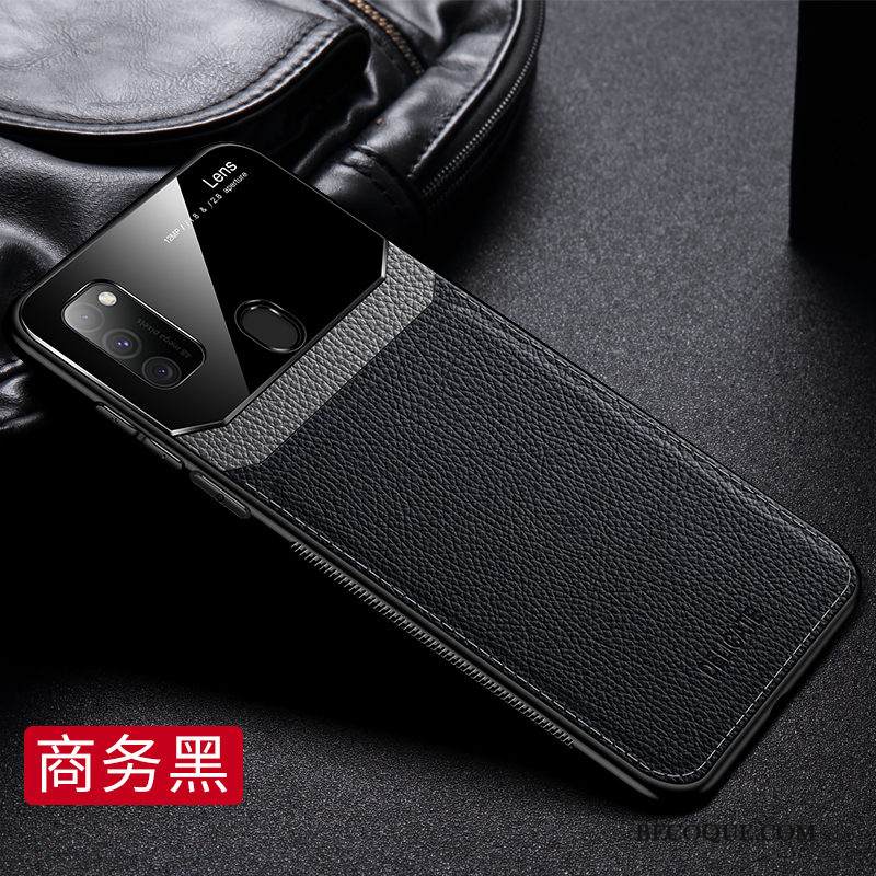 Kuori Samsung Galaxy M30s Laukut Kukkakuvio Punainen, Kotelo Samsung Galaxy M30s Nahka Puhelimen Kuoret Murtumaton