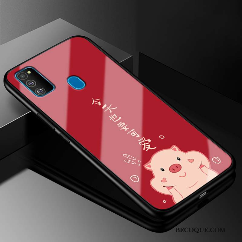 Kuori Samsung Galaxy M30s Laukut Lasi Ihana, Kotelo Samsung Galaxy M30s Suojaus Trendi Murtumaton