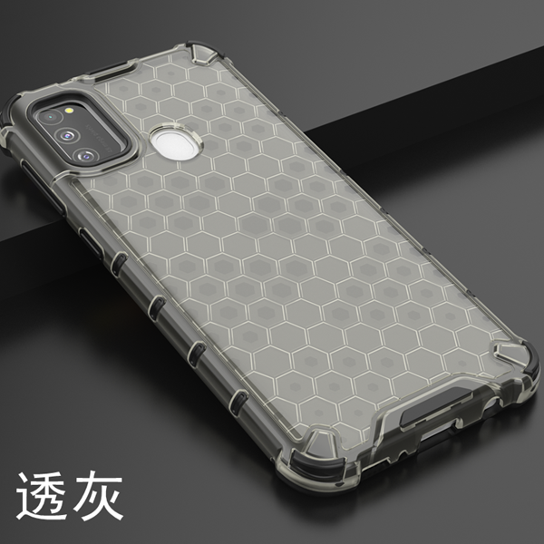 Kuori Samsung Galaxy M30s Laukut Läpinäkyvä Uusi, Kotelo Samsung Galaxy M30s Pehmeä Neste Suupaltti Vihreä